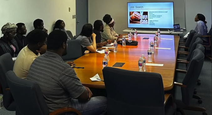 People in a meeting room